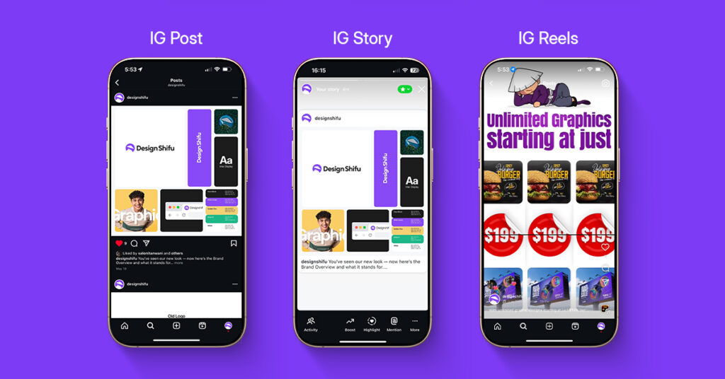 IG post,story, and reel