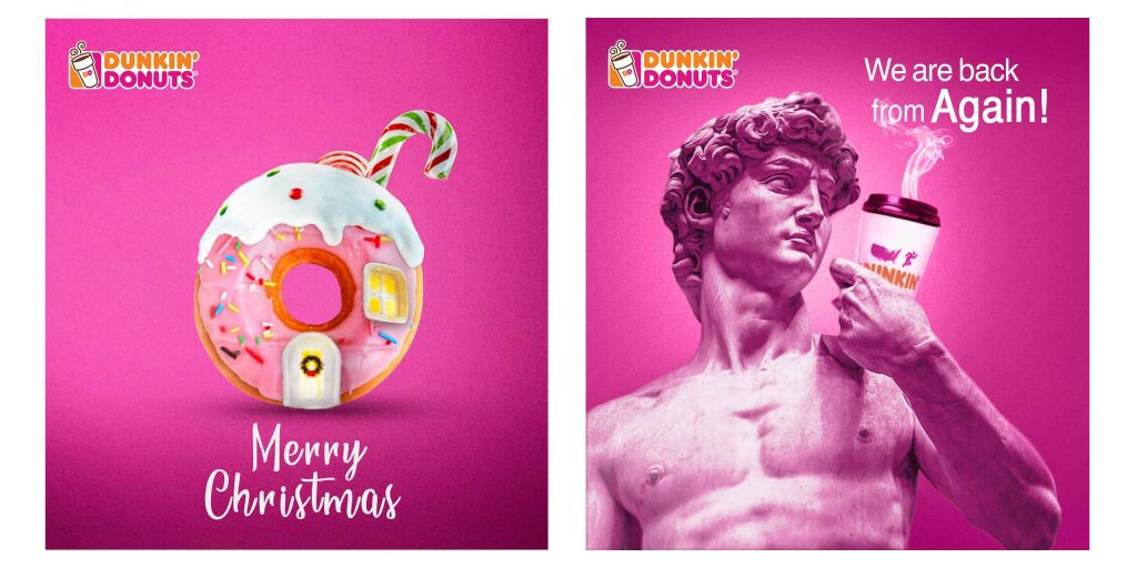 Product-integrated Creative Ideas Dunkin Donuts