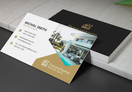 Business Card Design for Real Estate Industry Card for Real Estate Industry