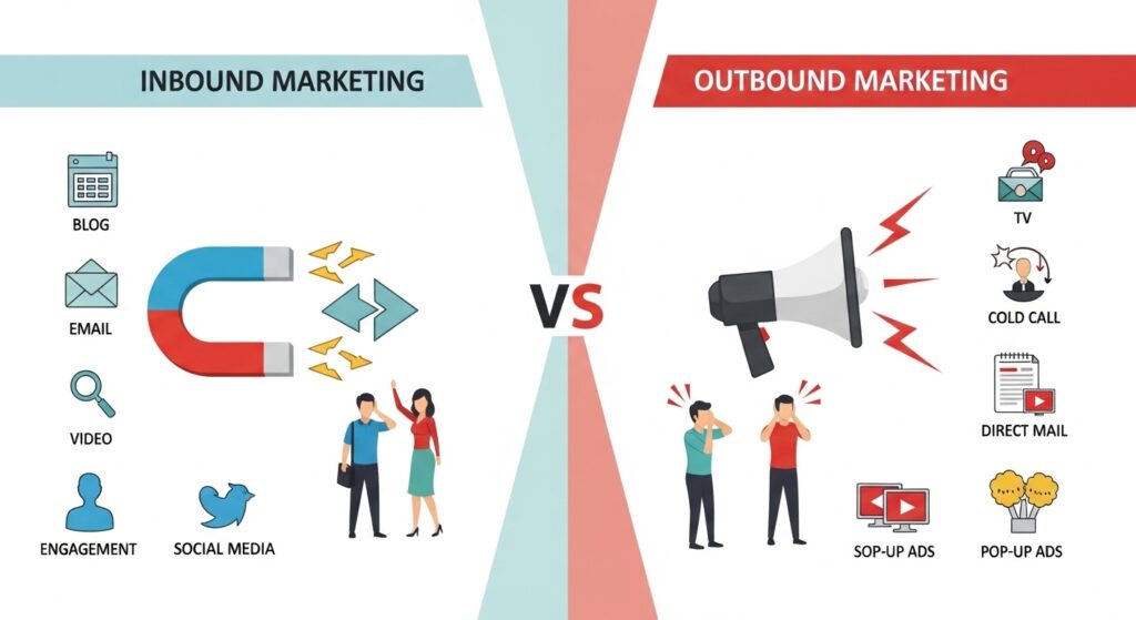 Inbound vs. Outbound Marketing