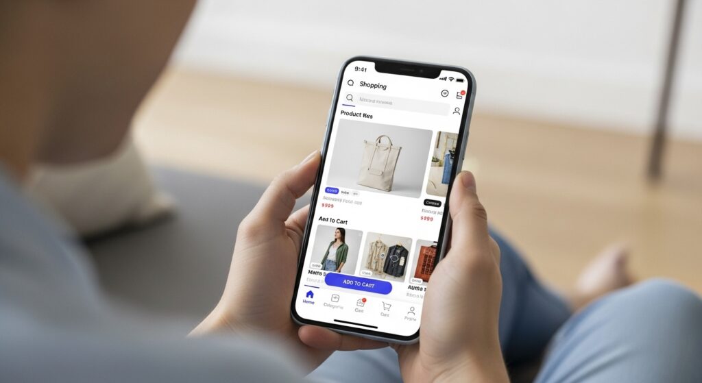 Mobile-First Design- E commerce trends