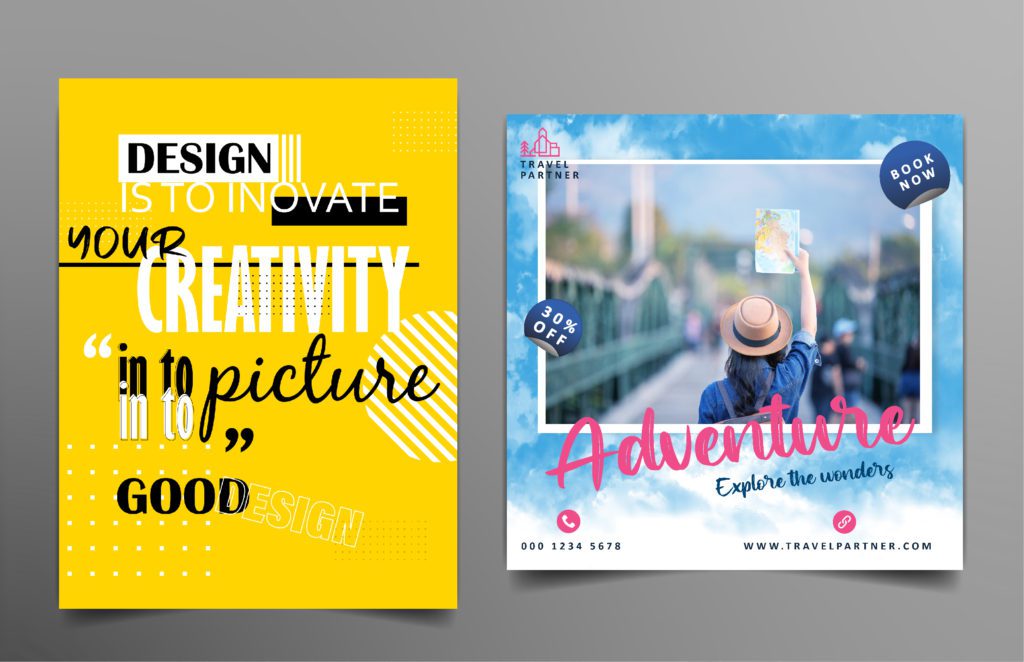 reflecting brand Flyer design