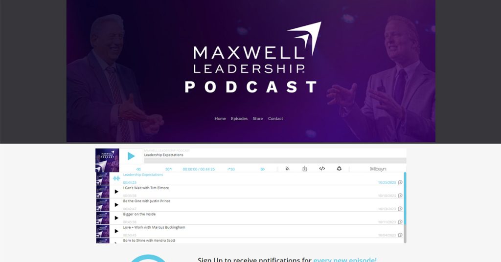 The John Maxwell Leadership Podcast