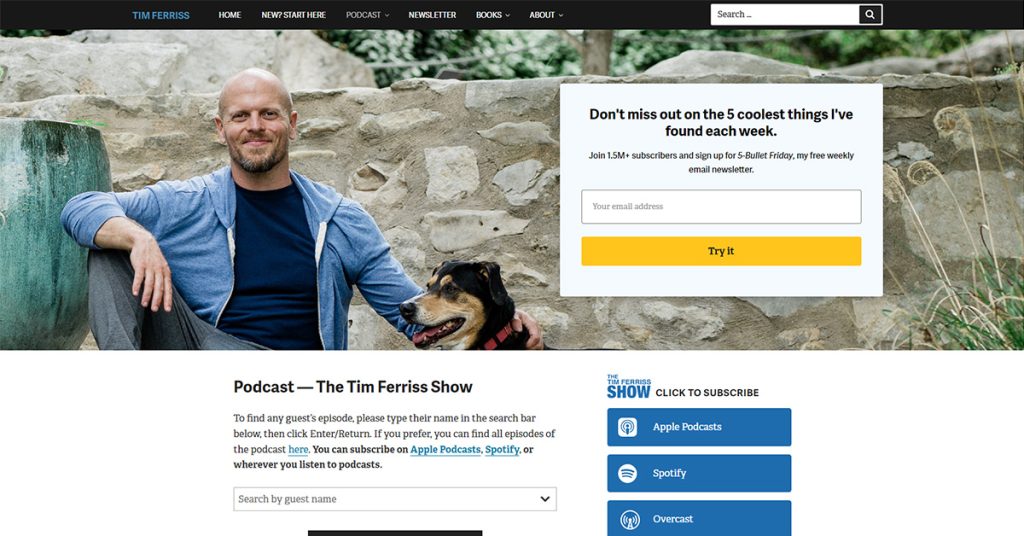 The Tim Ferriss Show-leadership podcast
