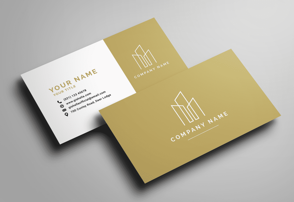 Real Estate Business Card Template - Abstract Abstract Card template