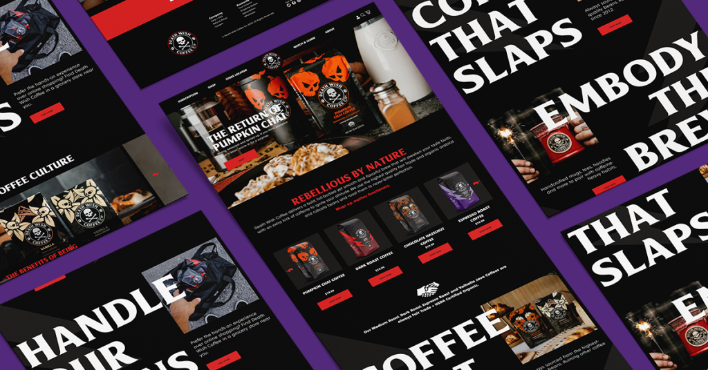 Death Wish Coffee - Food Product Branding Idea