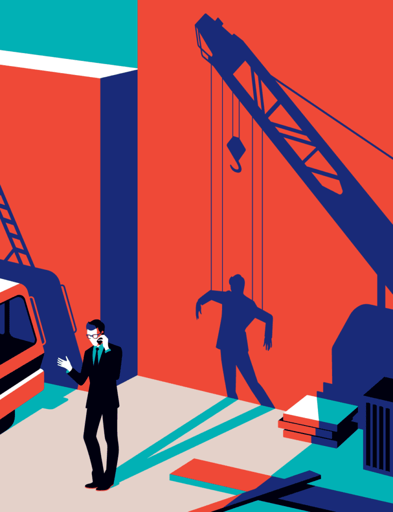 Shadows and Contrasts-illustration and graphic design trends 2023