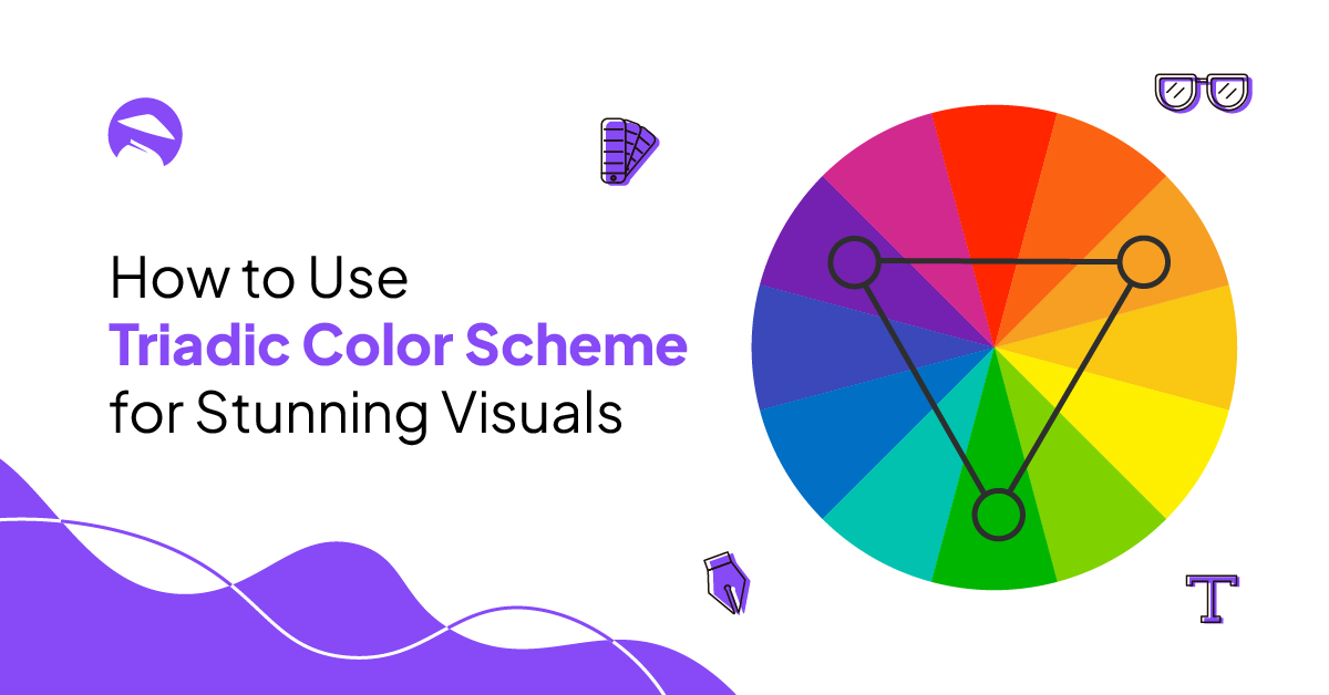 how to use triadic color scheme