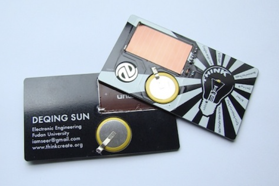 solar touch cards
