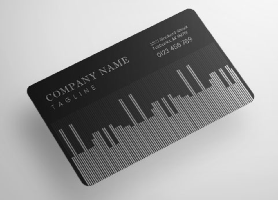 music business card