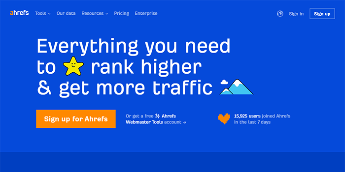 ahref-Best SEO Monitoring Tools 2024
